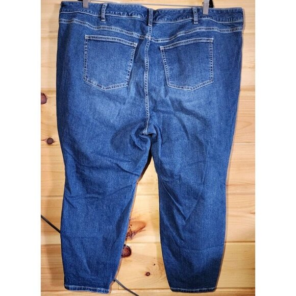 Torrid Blue Skinny Jeans Plus Size 26 S Short Cotton Distressed Vintage stretch - Picture 3 of 14